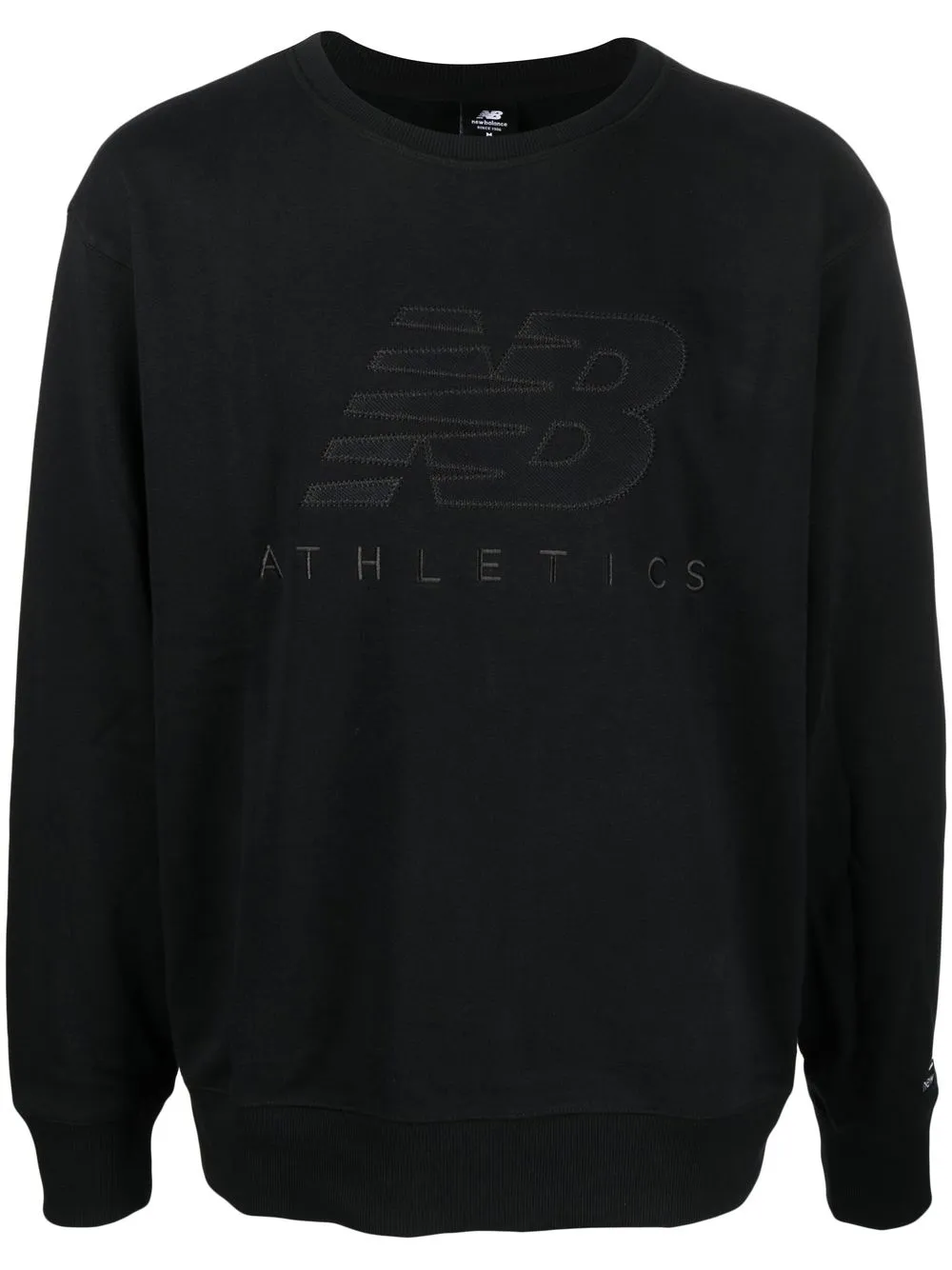 

New Balance embroidered-logo sweatshirt - Black