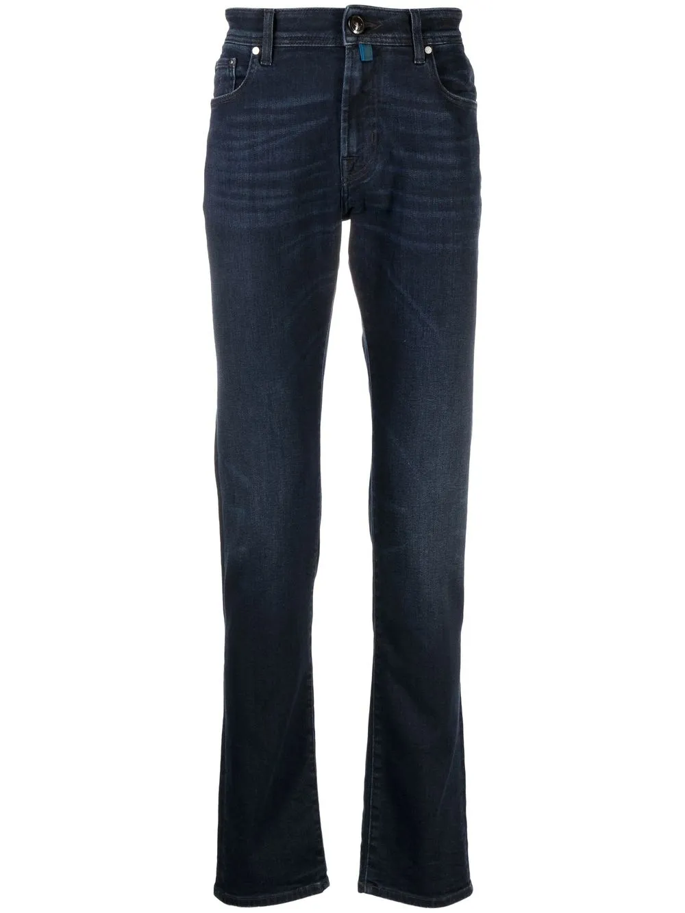 

Jacob Cohën slim-cut logo-patch jeans - Blue