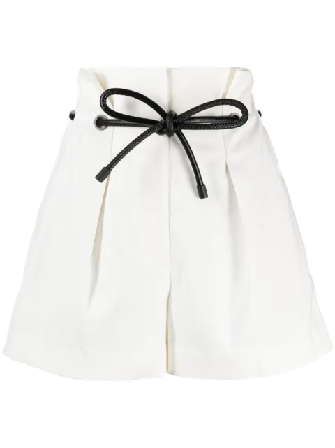 3.1 Phillip Lim high-waisted drawstring short shorts