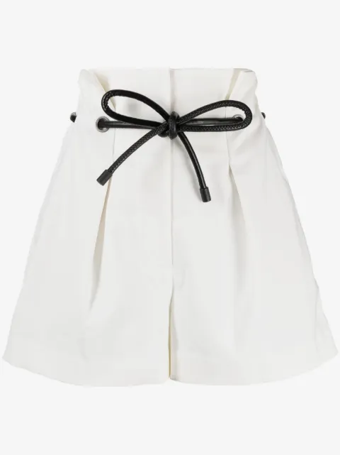 3.1 Phillip Lim high-waisted drawstring short shorts