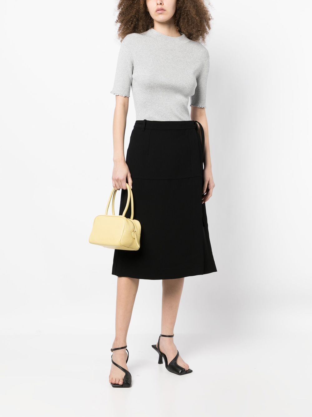 3.1 Phillip Lim Wikkel rok - Zwart