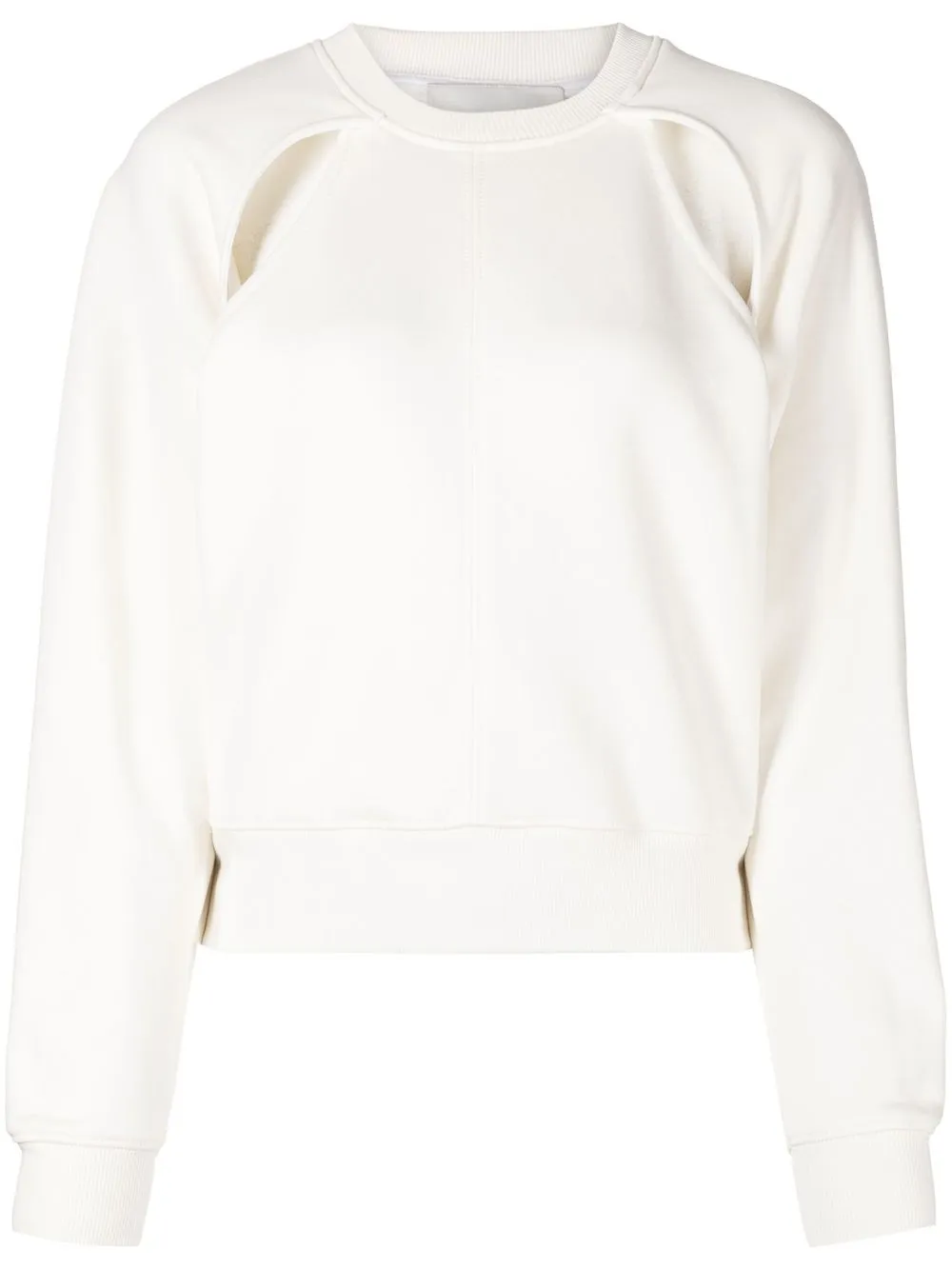 

3.1 Phillip Lim cut-out French Terry sweatshirt - White