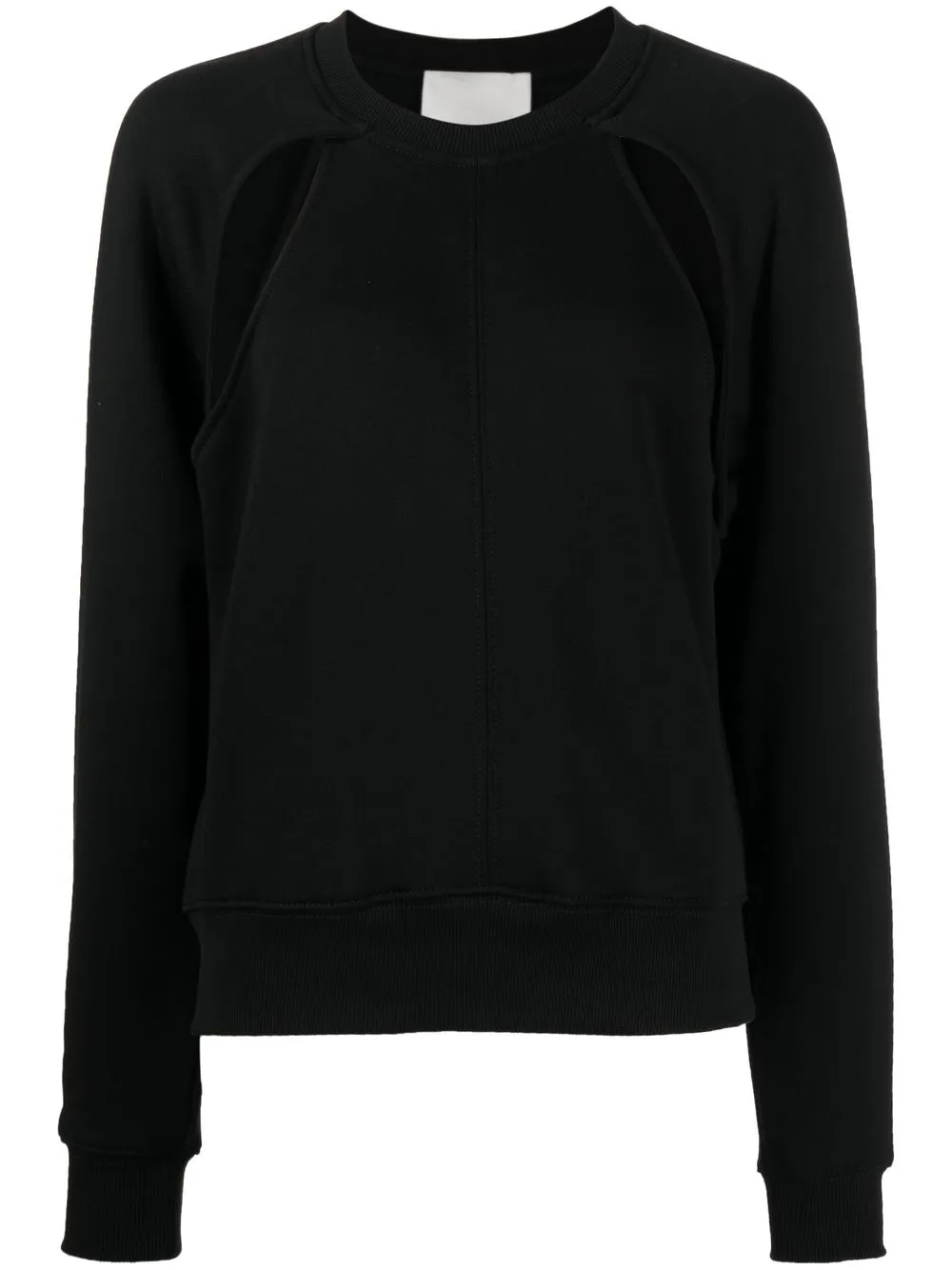 cut-out cotton sweatshirt