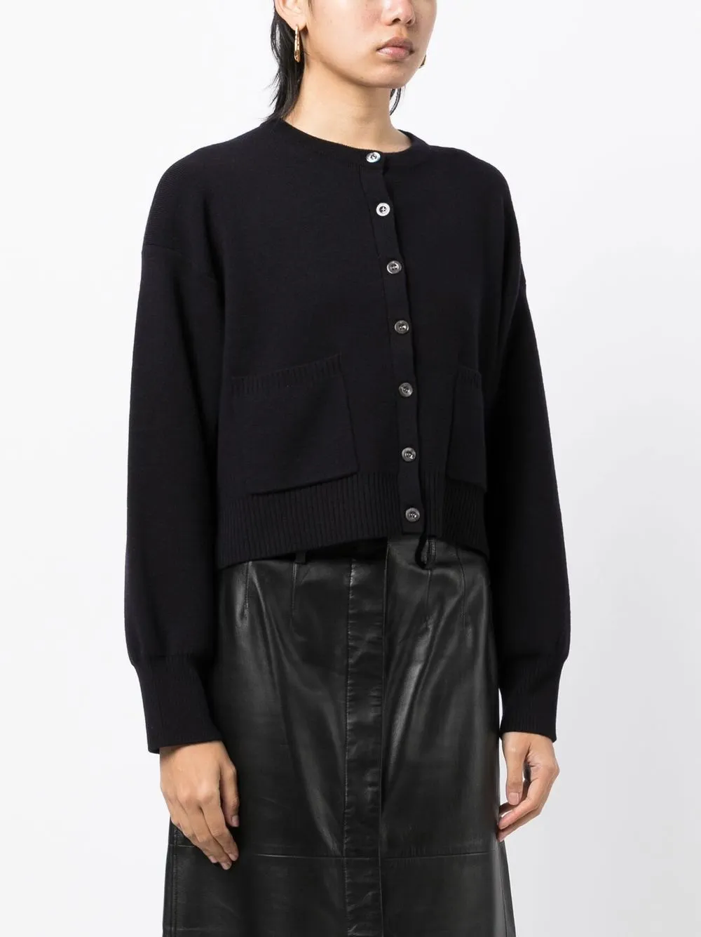  3.1 Phillip Lim Oversized Knitted Cardigan - Black 