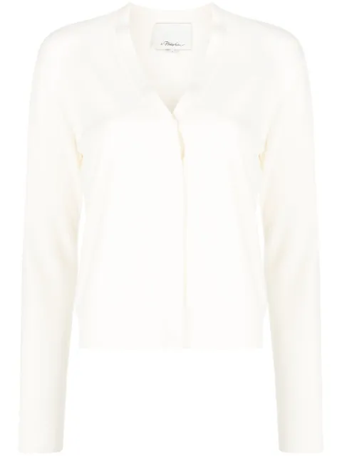 3.1 Phillip Lim V-neck crepe cardigan