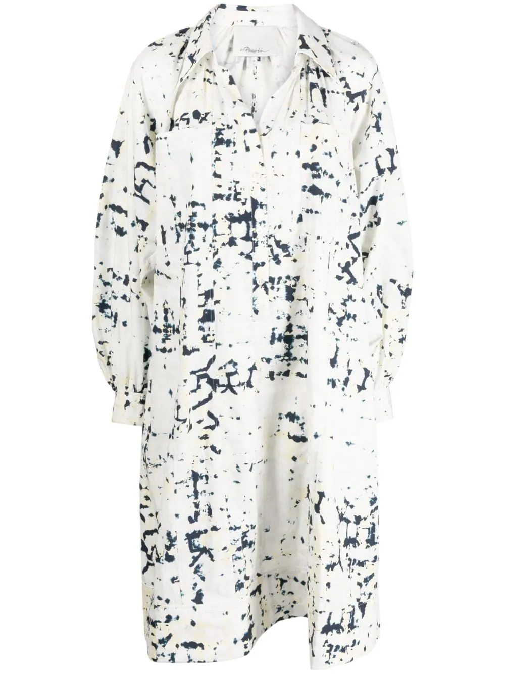 3.1 Phillip Lim KALEIDOSCOPE PRNT POPLIN SHRT DRS - Farfetch