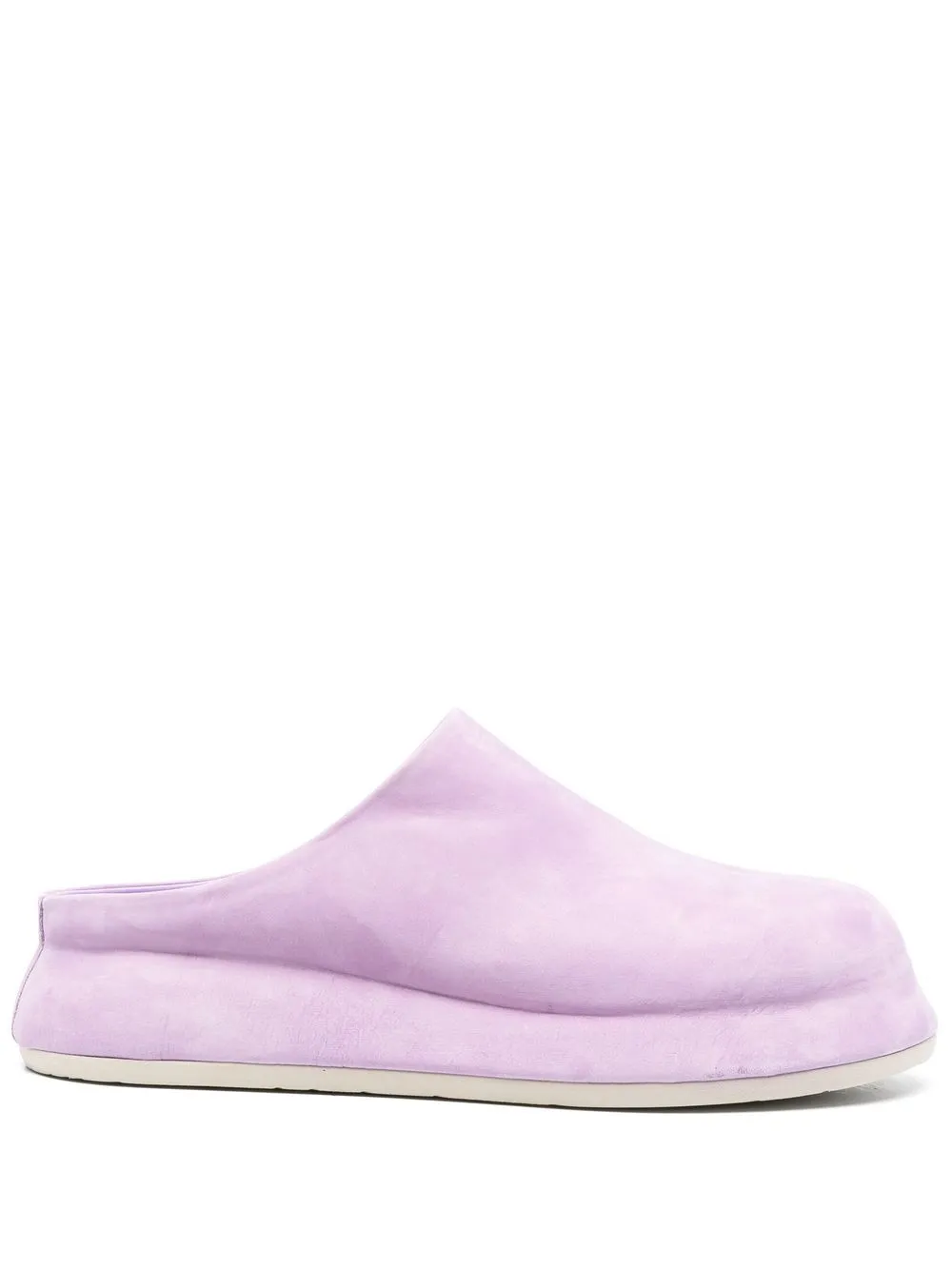 

Jacquemus Bricciola platform leather mules - Purple