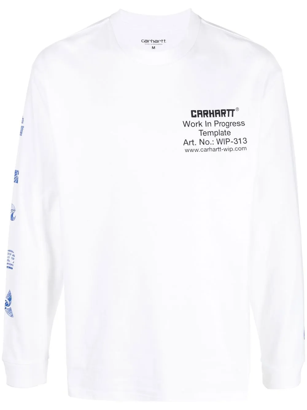 

Carhartt WIP logo-print long-sleeved T-shirt - White