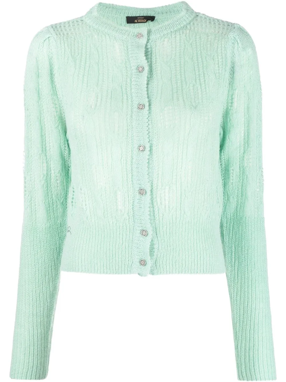 

TWINSET button-front knitted cardigan - Green