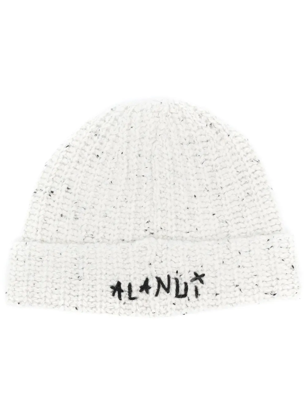 

Alanui knitted beanie hat - White