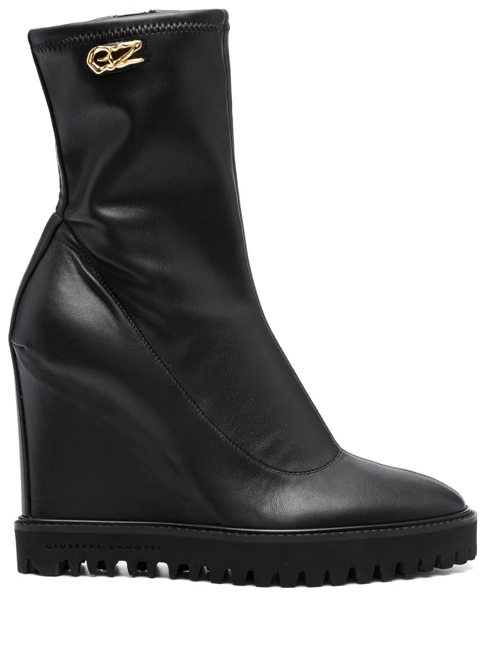 

Giuseppe Zanotti wedge-heel ankle boots - Black