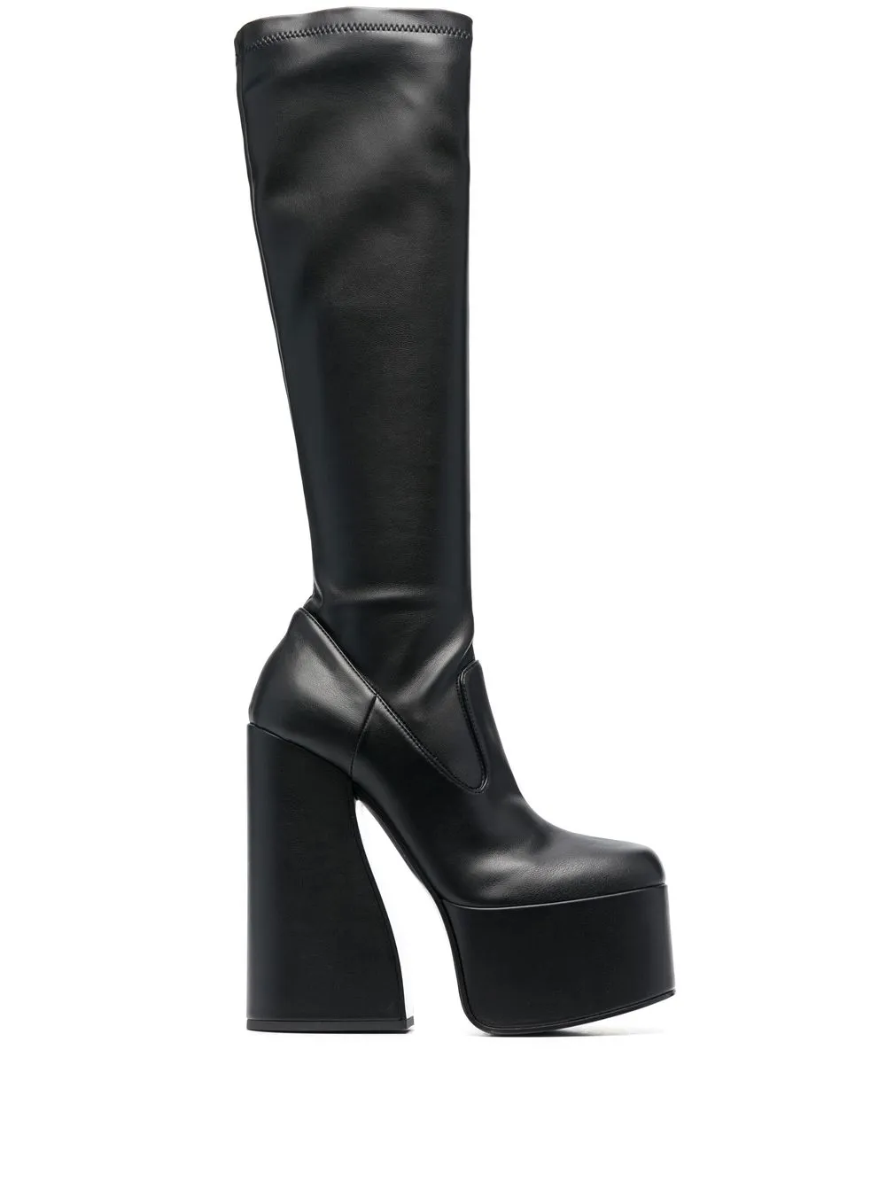 

Le Silla high platform leather boots - Black