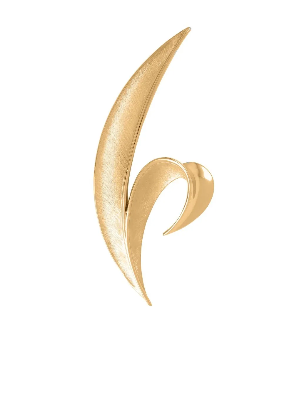 

Susan Caplan Vintage 1950s Trifari leaf brooch - Gold