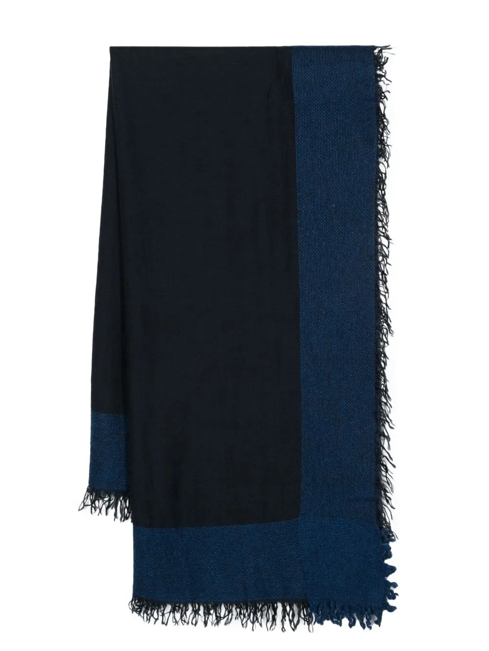 

Faliero Sarti Isadora frayed-hem scarf - Blue