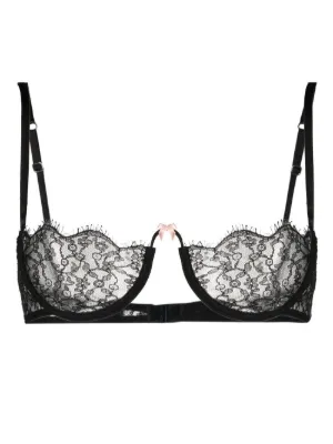 Balenciaga floral-lace Adjustable Bra - Farfetch