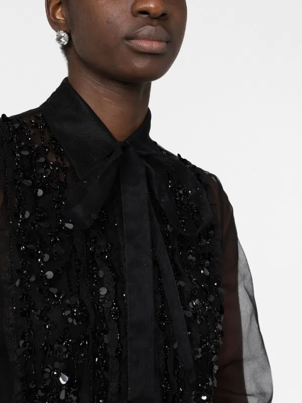【関税&送料込】Valentino Garavani Printed Poplin Valentino Valentino Garavani graphic-print button-fastening Shirt
