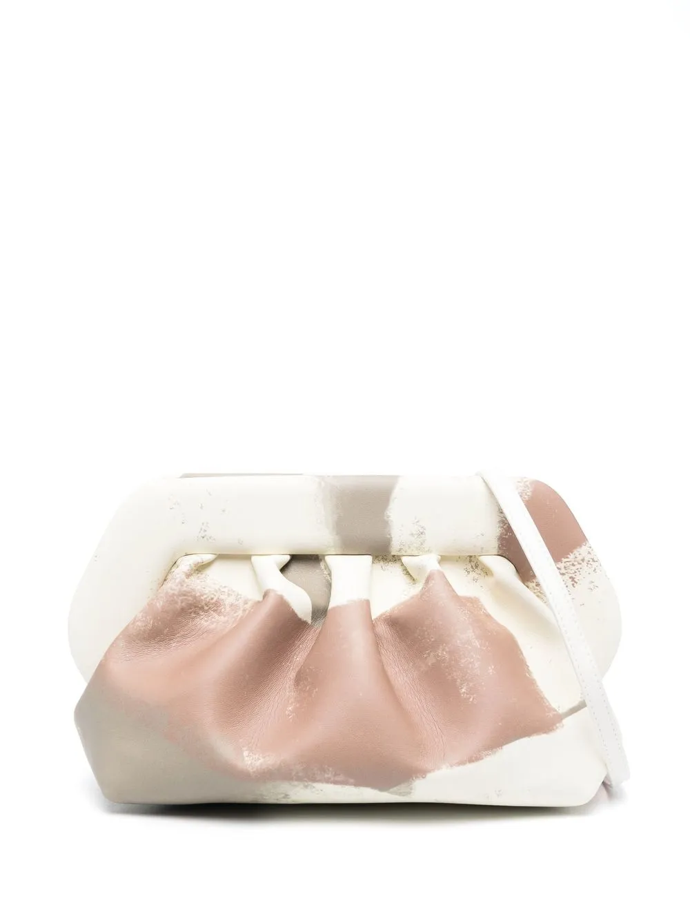 

Themoirè printed clutch bag - Neutrals