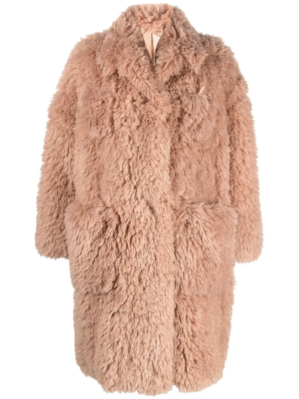 

Nº21 oversize faux-fur coat - Pink
