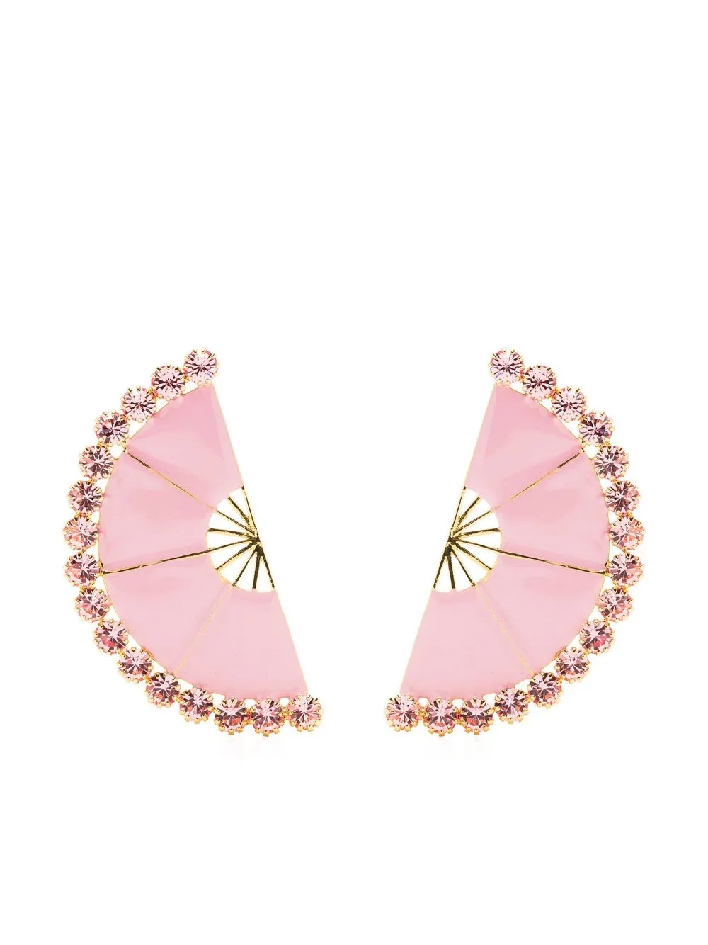 

Rowen Rose crystal-embellished earrings - Gold