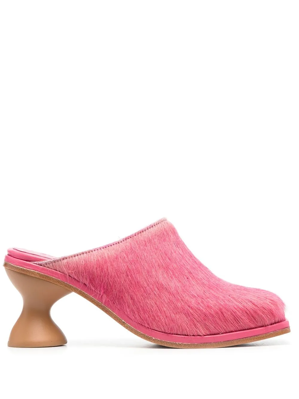 

Eckhaus Latta Toadstool brushed mules - Pink