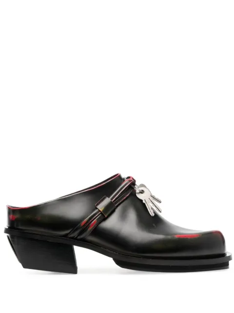 JORDANLUCA spray-paint leather loafers