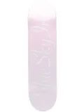 BLUE SKY INN logo-print skate deck - Neutrals