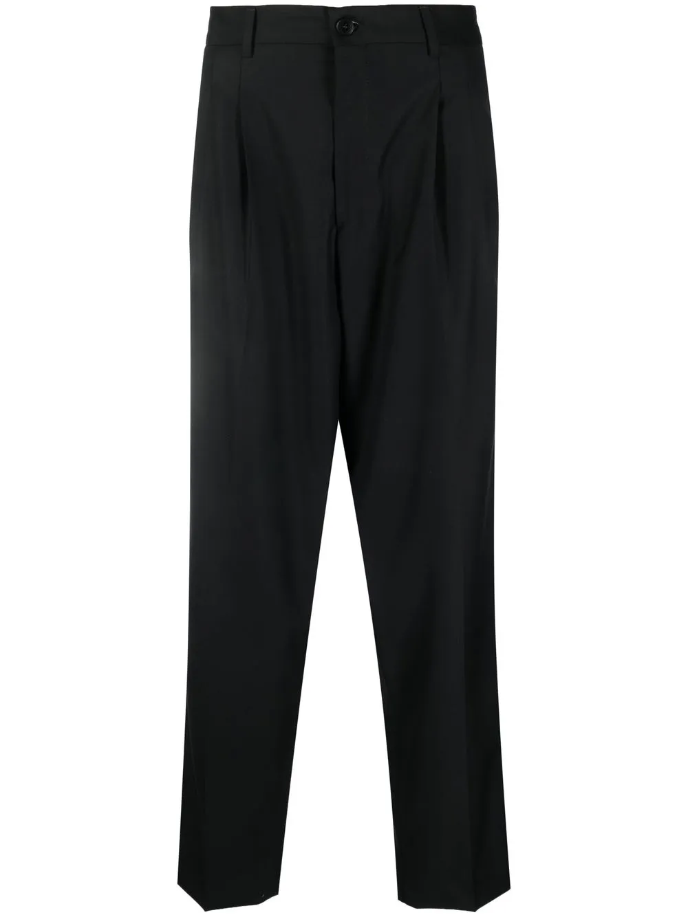 

Costumein pleat-detail tailored trousers - Black