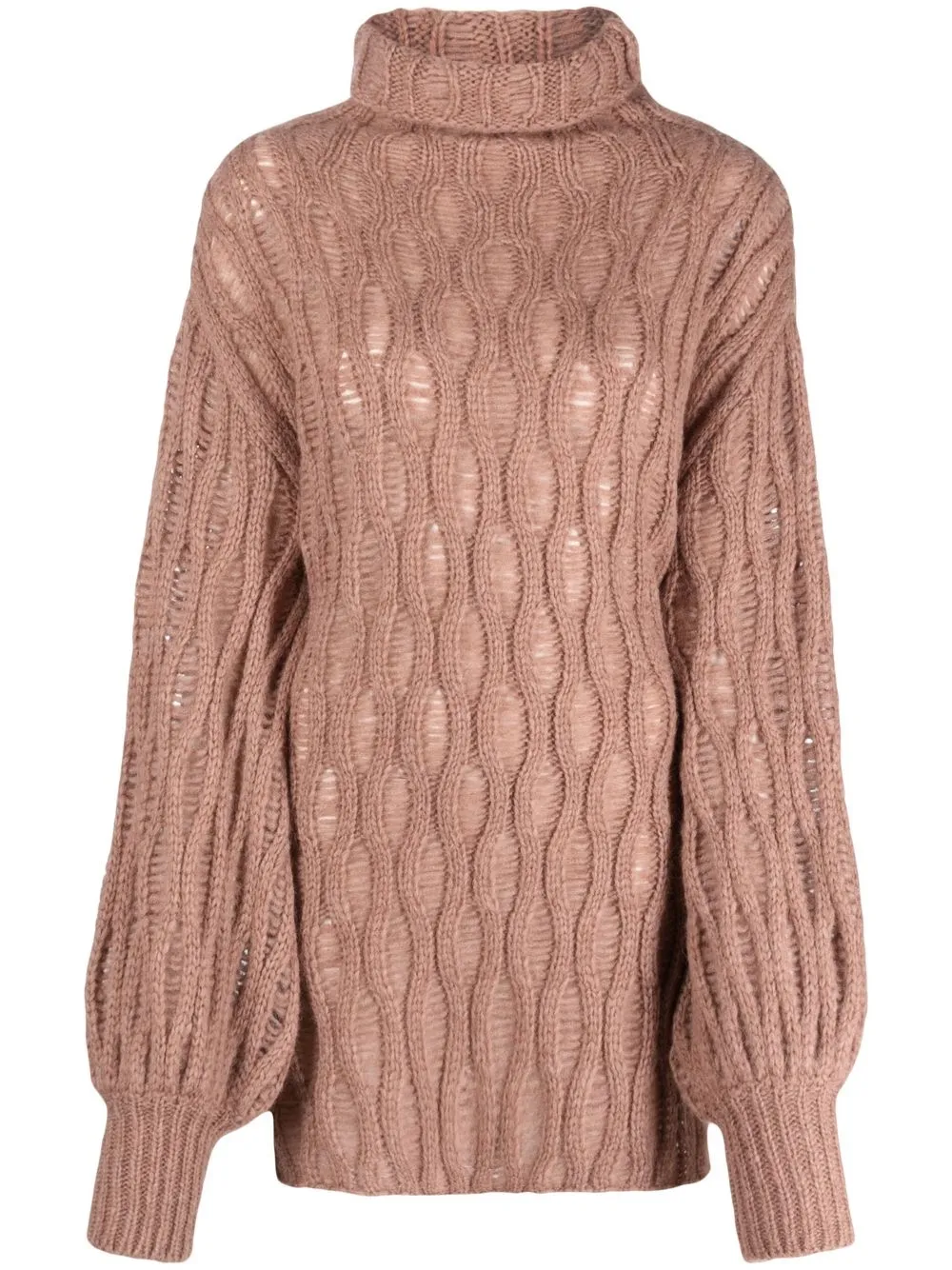 

Uma Wang oversize cable-knit sweater - Pink