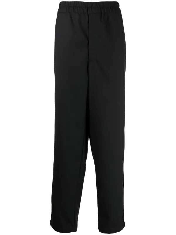 Comme Des Gar ons Shirt elasticated waist Wool Trousers Farfetch