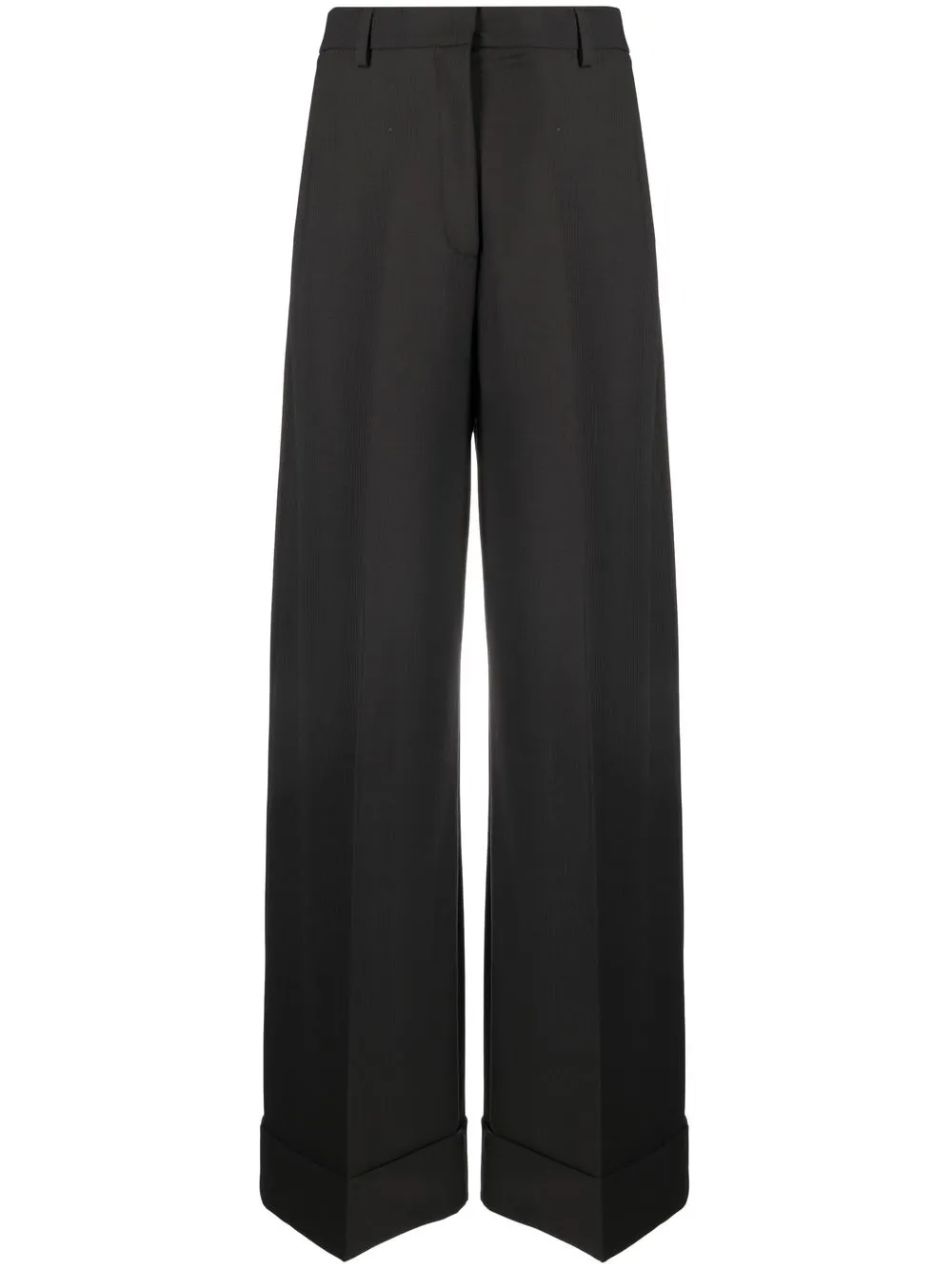 

Seventy high-waisted wide-leg trousers - Brown