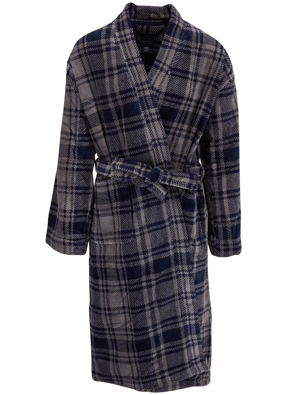 

Majestic Filatures tartan-check robe - Blue