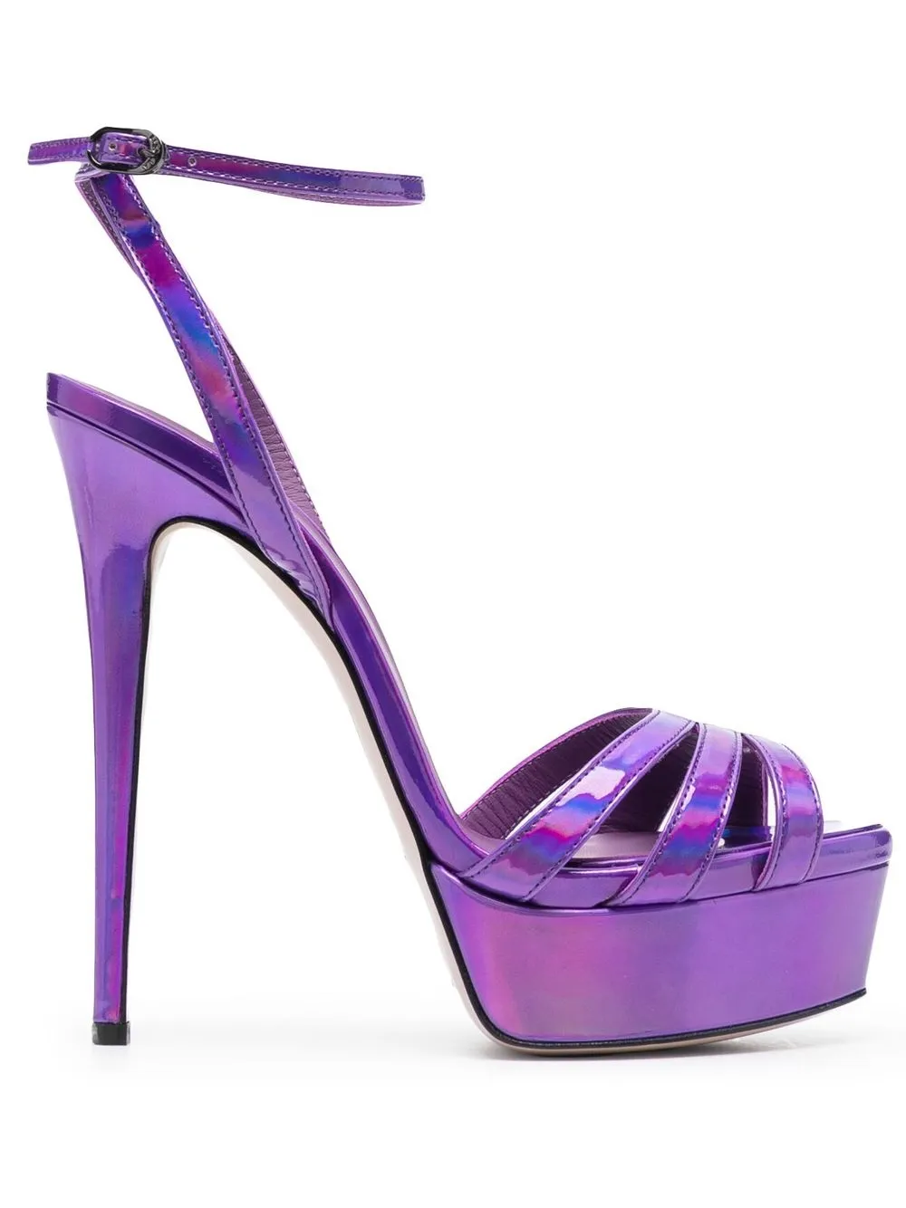 Le Silla Kamala Shiny Platform Sandals - Farfetch