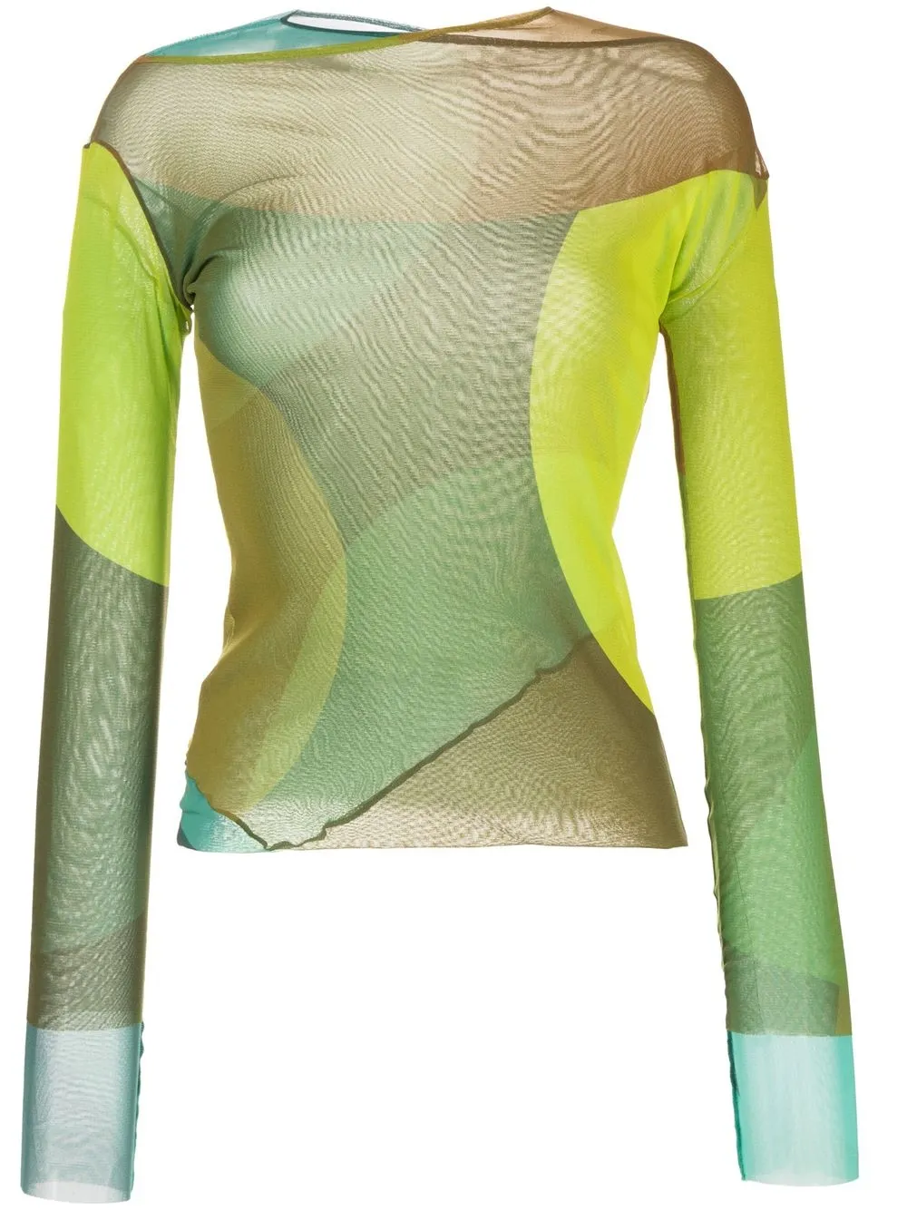 

Paula Canovas del Vas reversible mesh top - Green