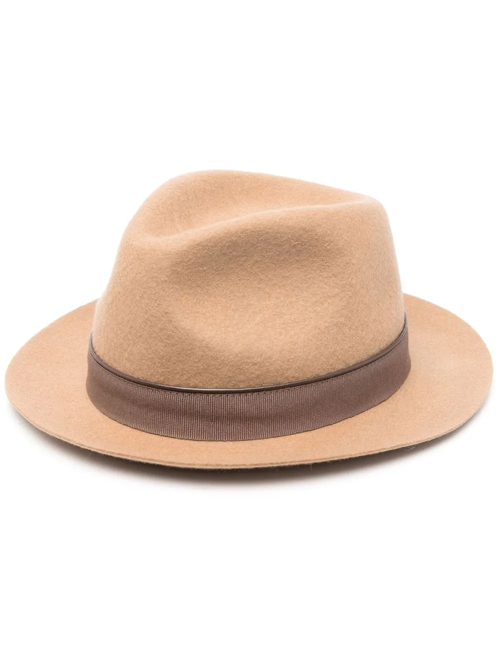 

Coccinelle ribbon-trim wool fedora - Neutrals