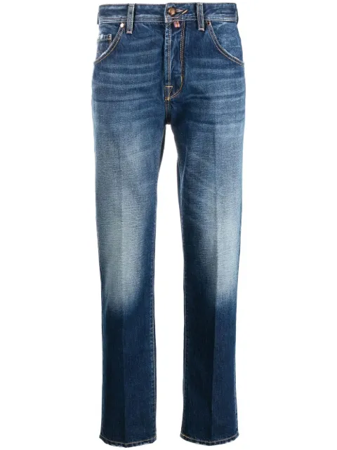 Jacob Cohën stonewashed straight-leg jeans