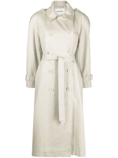 Rodebjer Lois double-breasted trench coat