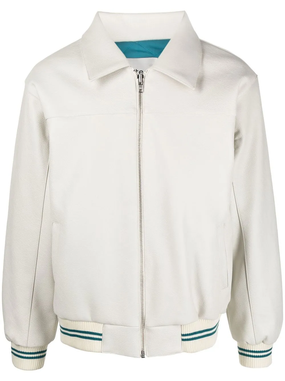 

ARTE logo-print bomber-jacket - White