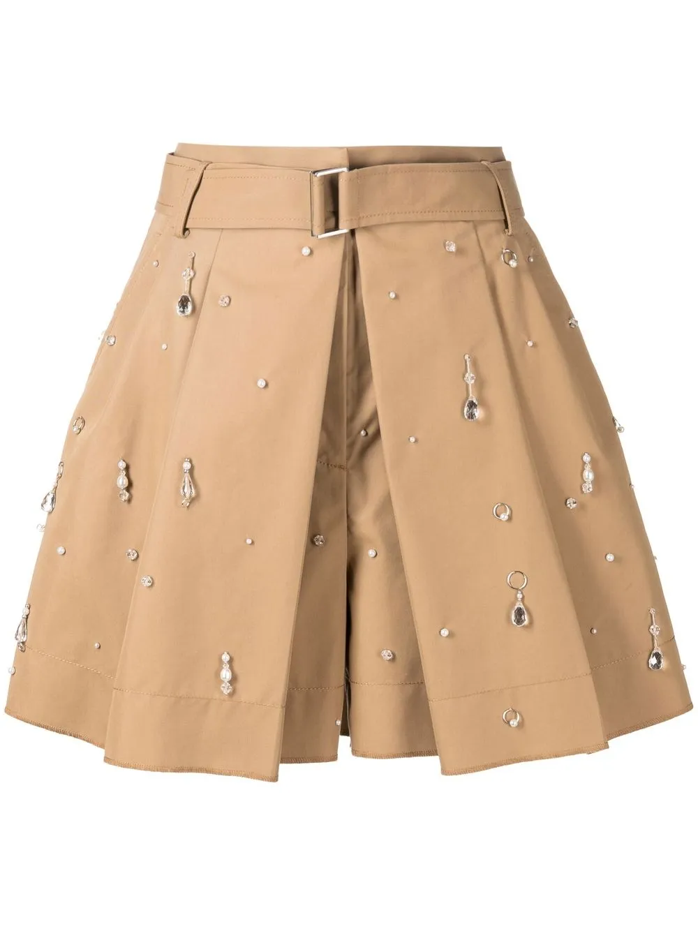 

3.1 Phillip Lim shorts chino con detalle de gota - Marrón