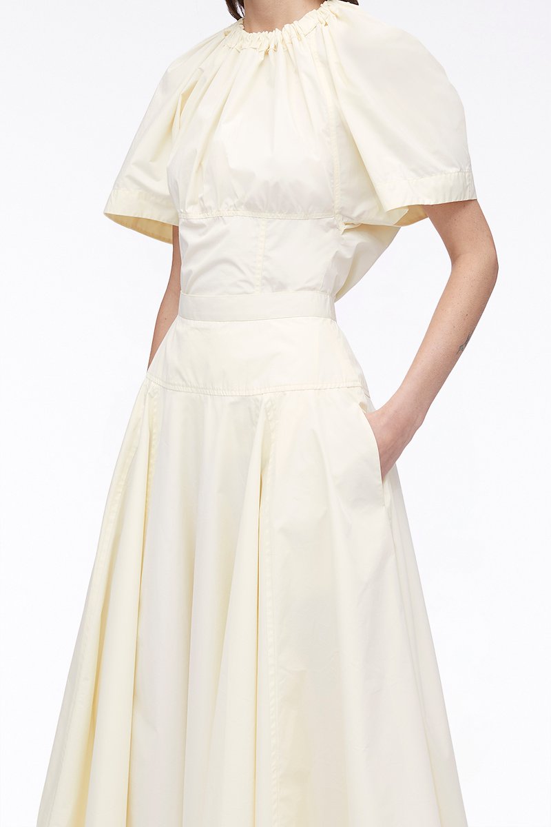 Poplin Midi Skirt in neutrals | On Sale up to 50% Off | 3.1 Phillip Lim