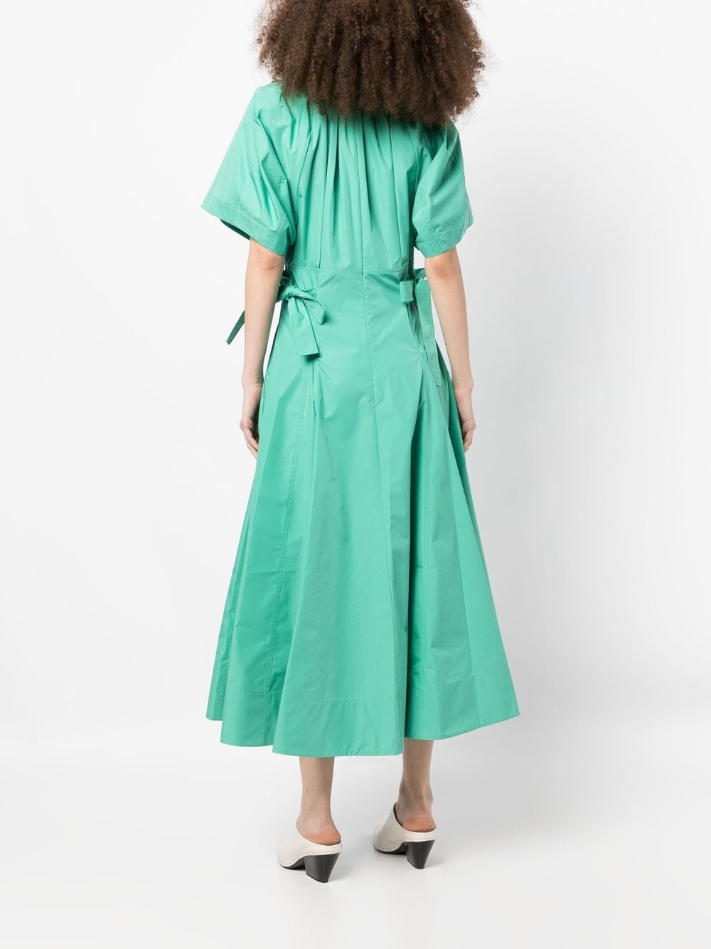 Shop 3.1 Phillip Lim / フィリップ リム Ladybug Ruched Midi Dress In Green