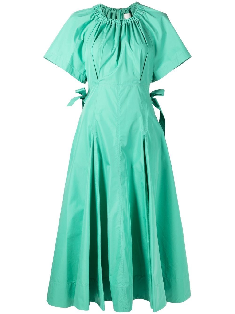 3.1 Phillip Lim / フィリップ リム Women's Ladybug Poplin Short-sleeve Midi-dress In Jade