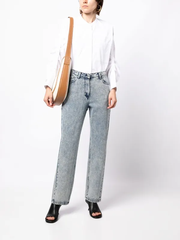 3.1 Phillip Lim Overdyed Boyfriend Jeans - Farfetch