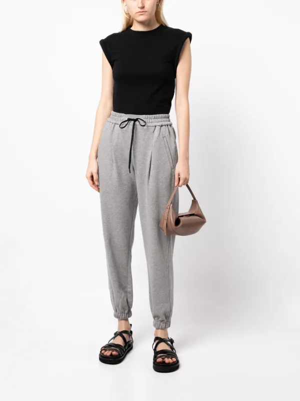 3.1 Phillip Lim mélange-effect Drawstring Track Pants | Grey