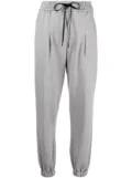 3.1 Phillip Lim mélange-effect drawstring track pants - Grey