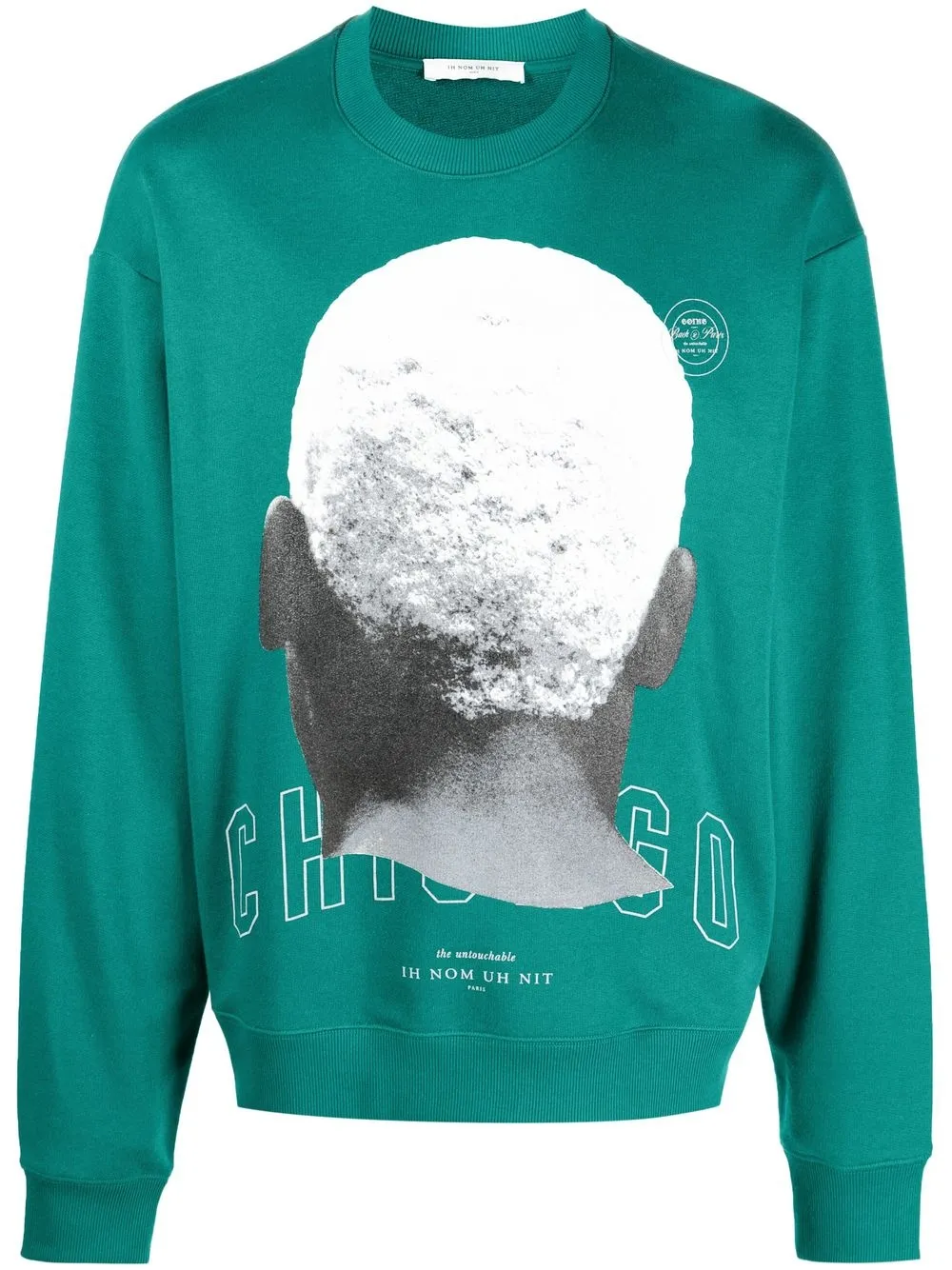 

Ih Nom Uh Nit graphic-print sweatshirt - Green