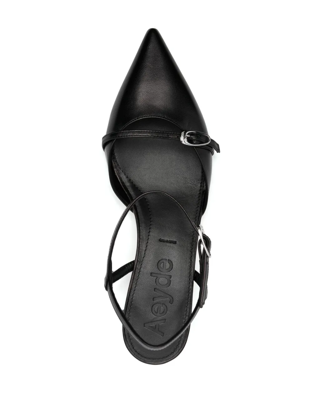 Aeyde Woman Pumps Black Size 7 Leather