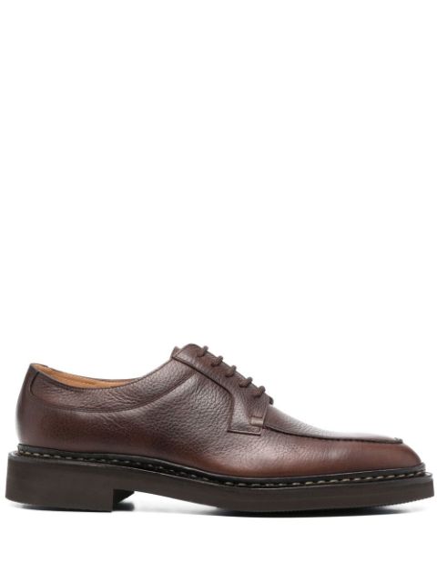 John Lobb grained leather derby shoes