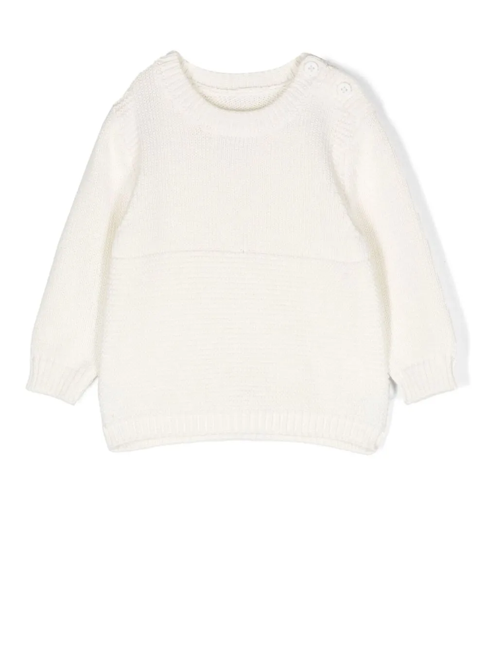 

Stella McCartney Kids suéter con detalle de conejo - Blanco