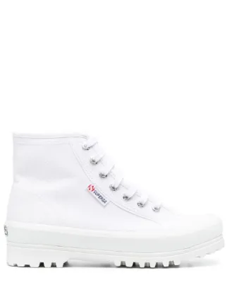 Superga Zapatillas Altas Con Cordones Blanco FARFETCH ES