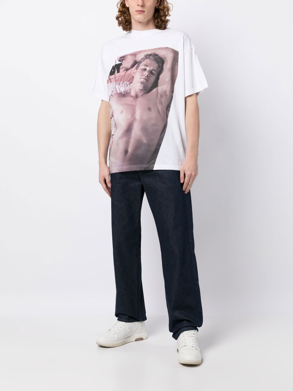 Honey Fucking Dijon T-shirt met grafische print - Wit